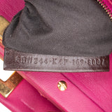 Fendi Pink Leather Peekaboo Mini Handbag - vintageandkickz