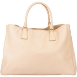 Prada Beige Saffiano Leather Galleria Handbag