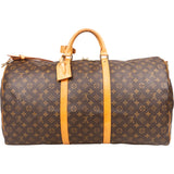 Louis Vuitton Canvas Monogram Keepall 60 Bandouliere