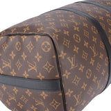 Louis Vuitton Canvas Monogram Macassar Keepall 45 Bandouliere