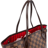 Louis Vuitton Damier Ebene Monogram Neverfull PM Handbag