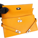 Hermès Jaune Chevre Leather Kelly Wallet