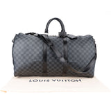 Louis Vuitton Damier Graphit Monogram Keepall 55 Bandouliere