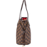 Louis Vuitton Damier Ebene Monogram Neverfull PM Handbag