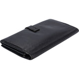 Hermès Black Leather Bearn Soufflet Bifold Wallet