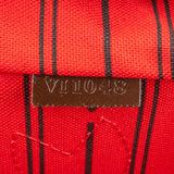 Louis Vuitton Damier Ebene Monogram Neverfull PM Handbag