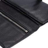 Hermès Black Leather Bearn Soufflet Bifold Wallet