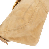 Fendi Suede Leather Limited Baguette Buckle Shoulder Bag