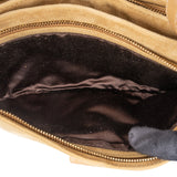Fendi Suede Leather Limited Baguette Buckle Shoulder Bag