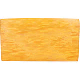 Louis Vuitton Yellow Epi Leather Sarah Wallet