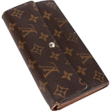 Louis Vuitton Canvas Monogram Sarah Wallet