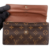 Louis Vuitton Canvas Monogram Sarah Wallet