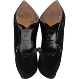 Hermès Noir Suede Lining Heels (34,5)