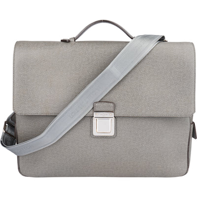 Louis Vuitton Taiga Leather Vassili PM Business Handbag