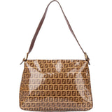Fendi FF Monogram Baguette Mamma Handbag