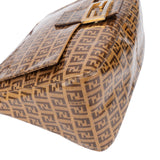 Fendi FF Monogram Baguette Mamma Handbag