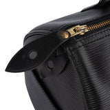 Louis Vuitton Noir Epi Leather Speedy 25 Handbag