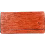 Louis Vuitton Cognac Epi Leather Wallet