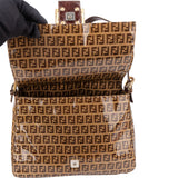 Fendi FF Monogram Baguette Mamma Handbag