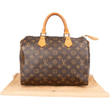 Louis Vuitton Canvas Monogram Speedy 30 Handbag