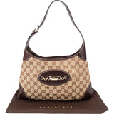 Gucci GG Monogram Horsebit Jackie Handbag