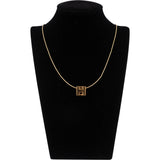 Hermès Golden Pop H Cube Necklace