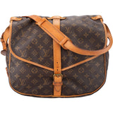 Louis Vuitton Canvas Monogram Saumur 35 Crossbody Bag