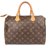 Louis Vuitton Canvas Monogram Speedy 30 Handbag