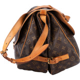 Louis Vuitton Canvas Monogram Saumur 35 Crossbody Bag