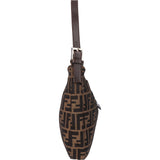 Fendi FF Monogram Baguette Buckle Shoulder Bag