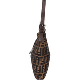 Fendi FF Monogram Baguette Buckle Shoulder Bag