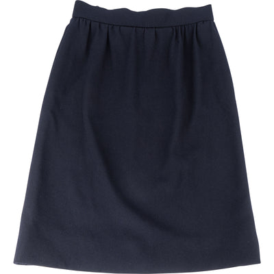 Chanel Classic Bleu Skirt (FR 38 / D 36) - vintageandkickz