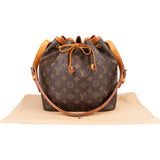 Louis Vuitton Canvas Monogram Sac Noe Petit Shoulder Bag