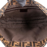 Fendi FF Monogram Baguette Buckle Shoulder Bag