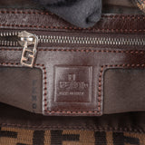 Fendi FF Monogram Baguette Buckle Shoulder Bag