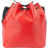 Louis Vuitton Bicolor Epi Leather Sac Noe Petit Shoulder Bag