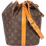 Louis Vuitton Canvas Monogram Sac Noe Petit Shoulder Bag