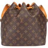 Louis Vuitton Canvas Monogram Sac Noe Petit Shoulder Bag