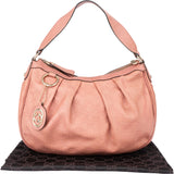 Gucci GG Leather Monogram Sukey Hobo Bag