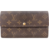 Louis Vuitton Canvas Monogram Sarah Wallet