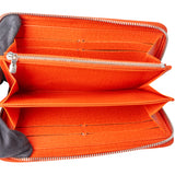 Louis Vuitton Orange Epi Leather Zippy Wallet