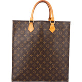 Louis Vuitton Canvas Monogram Sac Plat Handbag