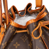 Louis Vuitton Canvas Monogram Sac Noe Petit Shoulder Bag