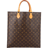 Louis Vuitton Canvas Monogram Sac Plat Handbag