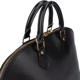 Louis Vuitton Noir Epi Leather Alma PM Handbag