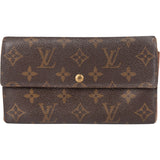 Louis Vuitton Canvas Monogram Sarah Wallet