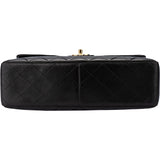 Chanel Quilted Lambskin 24K Gold Jumbo Single Flap Crossbody Bag