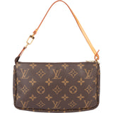 Louis Vuitton Canvas Monogram Pochette Accessoire Handbag