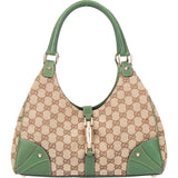 Gucci GG Monogram Spikes Jackie Handbag
