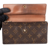 Louis Vuitton Canvas Monogram Sarah Wallet
